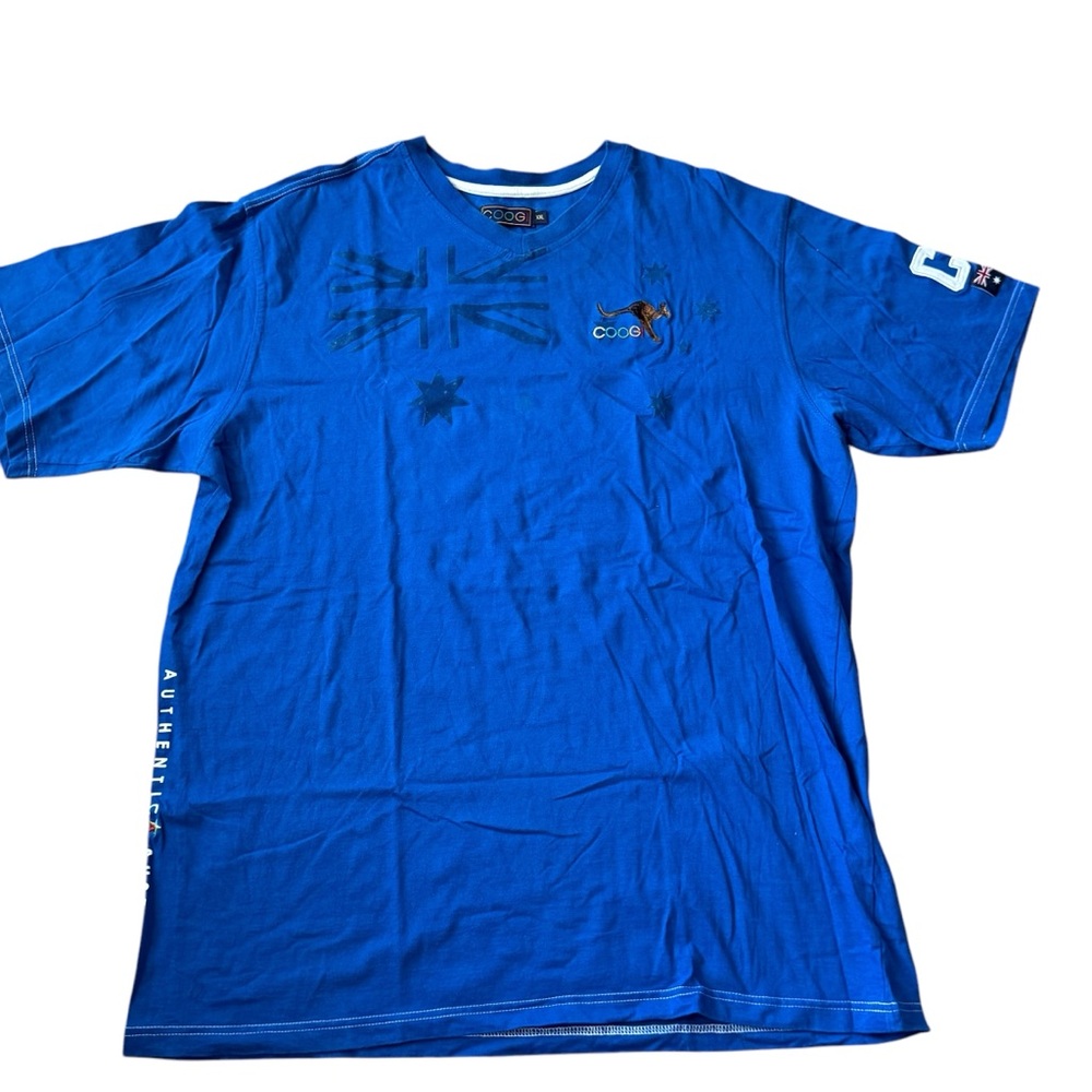 Coogi T Shirt Men’s XXL Short Sleeve Blue